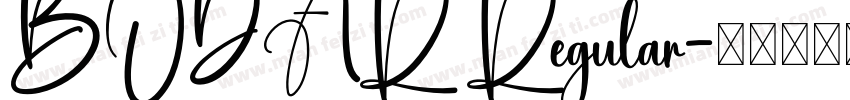 BODAR Regular字体转换